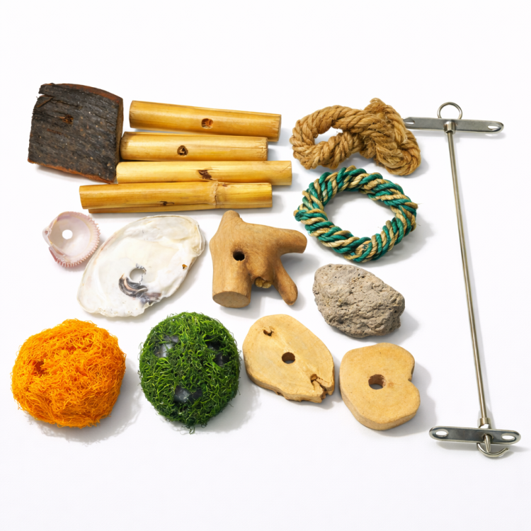 DIY SET – pro vlastní výrobu hračky | pro všechny papoušky od ParrotPlanet.cz