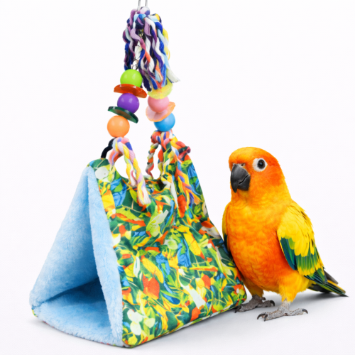 Papouščí jeskyně – pohodlný úkryt pro malé a střední papoušky  od ParrotPlanet.cz