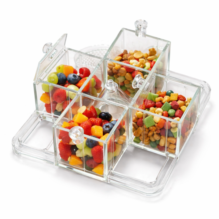 Čtyřnásobná miska – hračka a miska na krmení pro vakoveverky   od ParrotPlanet.cz