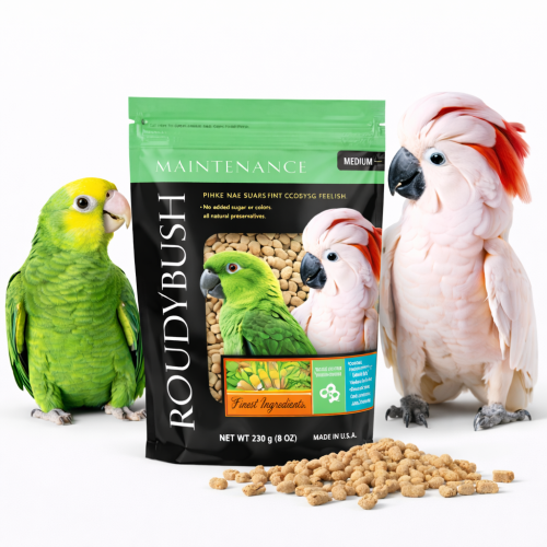 RoudyBush Maintenance Medium 0,23 kg – Granule pro velké papoušky  od ParrotPlanet.cz