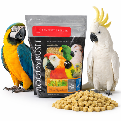 RoudyBush High Energy Breeder Mini 1,25kg granulat dla dużych papaug od ParrotPlanet.pl