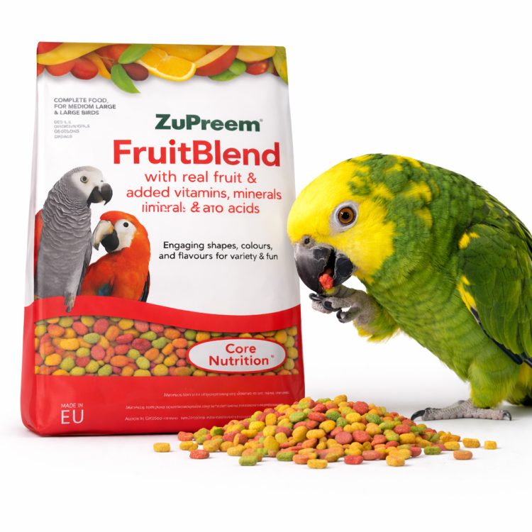 ZuPreem FruitBlend Large Parrots - Complete Food - Celoroční granule pro velké papoušky Ovocné 1,5 kg od ParrotPlanet.cz