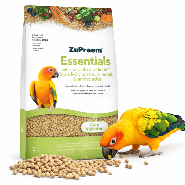 ZuPreem Essentials M 1 kg – granule pro malé a střední papoušky od ParrotPlanet.cz