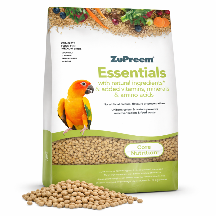 ZuPreem Essentials M 1 kg – granule pro malé a střední papoušky od ParrotPlanet.cz