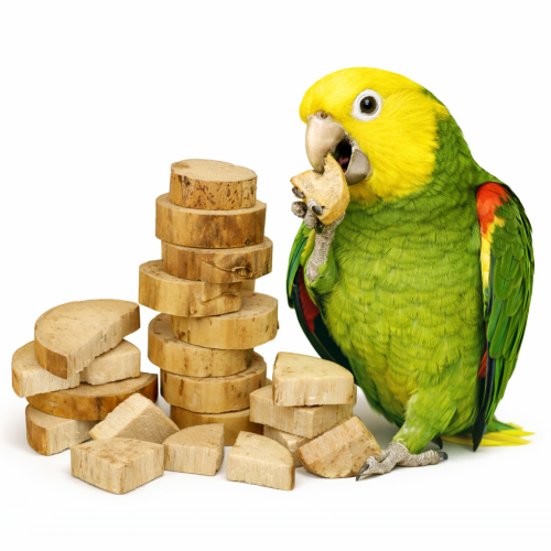 Kousky juky – přírodní hračka do tlapky nebo DIY pro všechny papoušky  od ParrotPlanet.cz