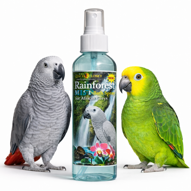 RAINFOREST Mist – přírodní kondicionér peří pro amazoňky a žaky, 237 ml od ParrotPlanet.cz