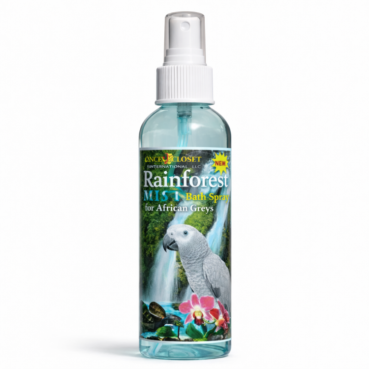 RAINFOREST Mist – přírodní kondicionér peří pro amazoňky a žaky, 237 ml od ParrotPlanet.cz