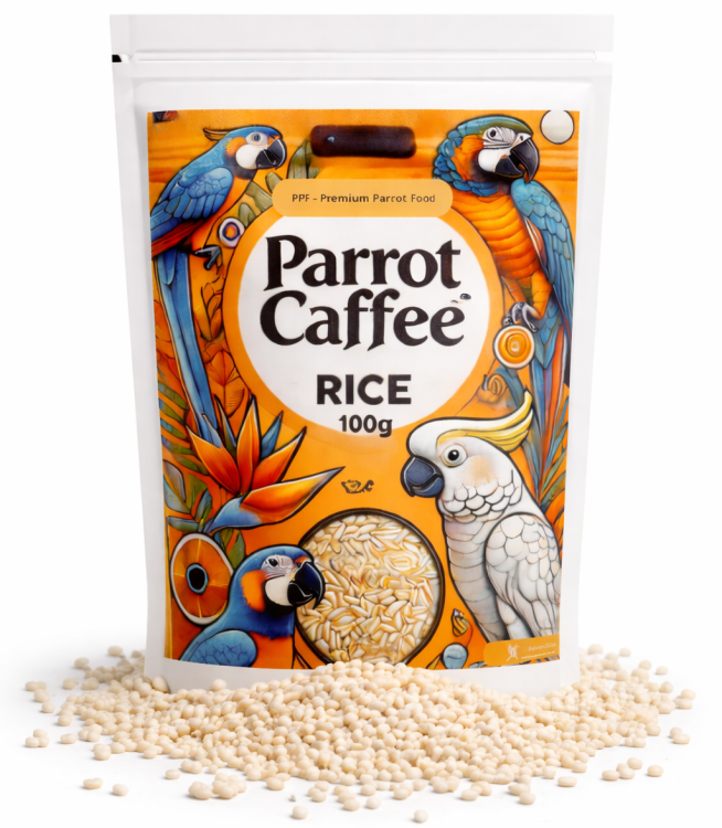 PARROT CAFFEE - Rice -  pro všechny papoušky 100 g od ParrotPlanet.cz