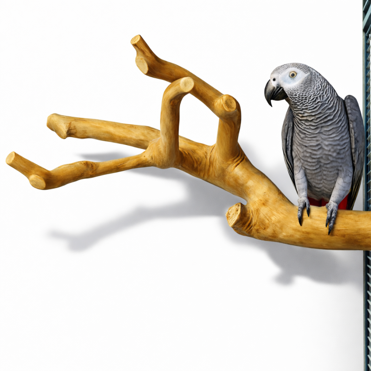 Żerdź JAVA gałąź L dla dużych papug od ParrotPlanet.pl