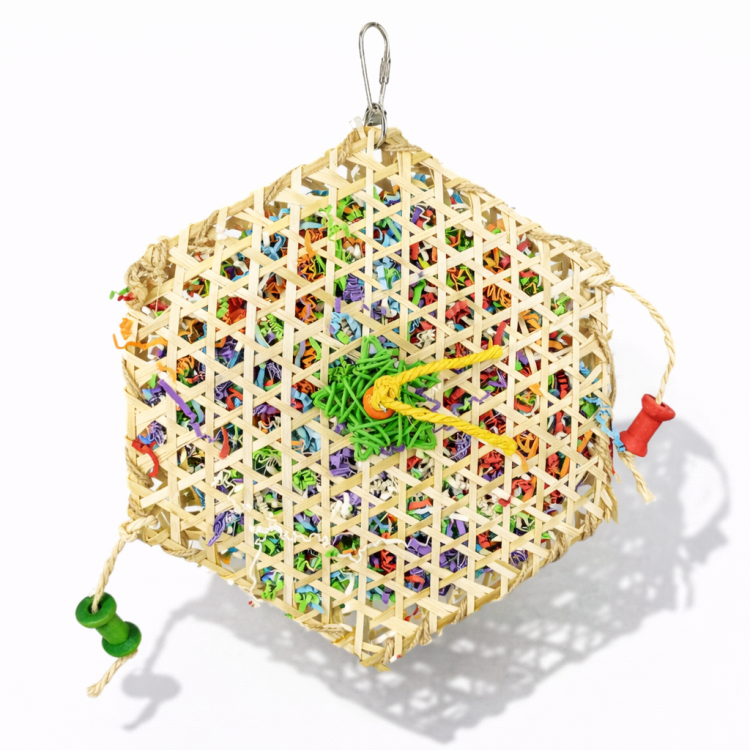 Papierek w Torebce - kolorowa, naturalna zabawka dla wszystkich papug od ParrotPlanet.pl