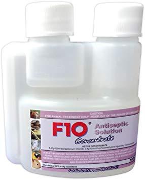 F10 Antiseptic Solution Concentrate 200 ml – přípravek pro nebulizaci papoušků od ParrotPlanet.cz