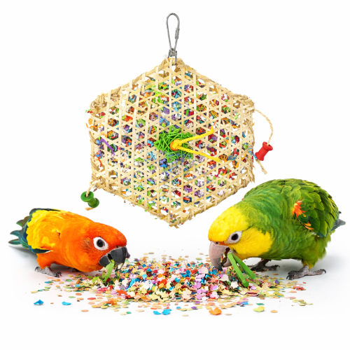 Papierek w Torebce - kolorowa, naturalna zabawka dla wszystkich papug od ParrotPlanet.pl