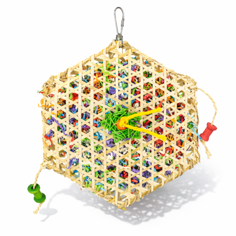 Papierek w Torebce - kolorowa, naturalna zabawka dla wszystkich papug od ParrotPlanet.pl