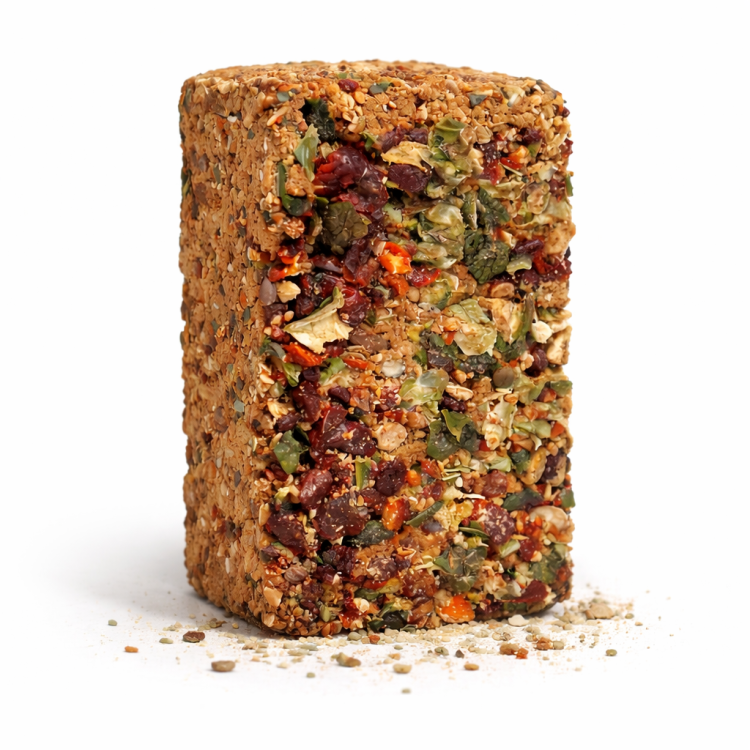 JR FARM Minerální kostka se semínky a zeleninou pro všechny papoušky 75 g od ParrotPlanet.cz
