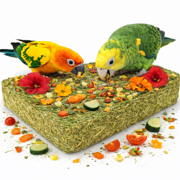 Vitaminová bylinná louka se zeleninou – pro všechny papoušky 750 g od ParrotPlanet.cz