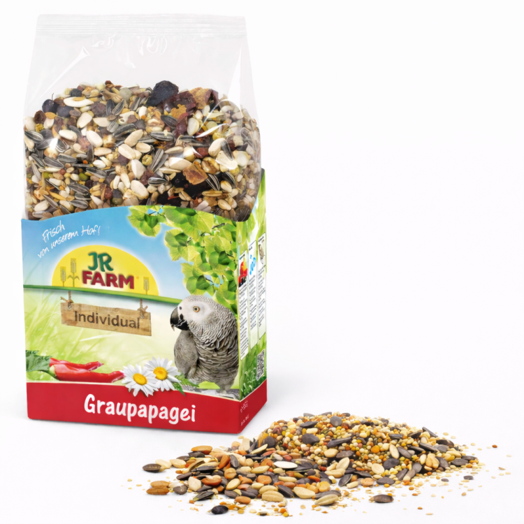 Jr Farm Individual African Grey - PREMIUM krmivo určené pro papoušky 950 g od ParrotPlanet.cz