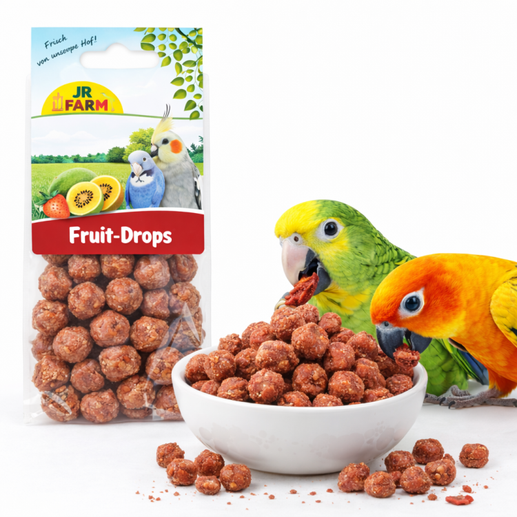 Jr Farm Ovocné křupky – pochoutka pro všechny papoušky 100 g  od ParrotPlanet.cz