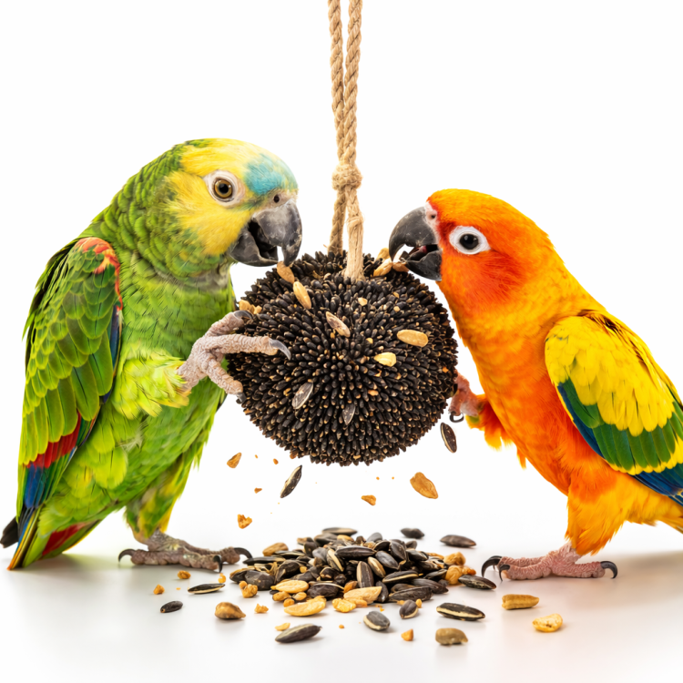 JR FARM slunečnice na provázku – zdravá pochoutka pro všechny papoušky 30 g od ParrotPlanet.cz