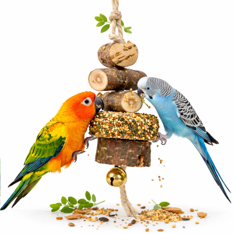 JR FARM Šňůra Lahůdky na šňůře pro malé papoušky  od ParrotPlanet.cz