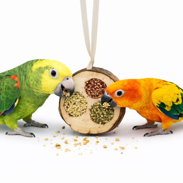 JR FARM – Disc Trio – pochoutky pro zábavu a křupání pro všechny papoušky 70 g od ParrotPlanet.cz
