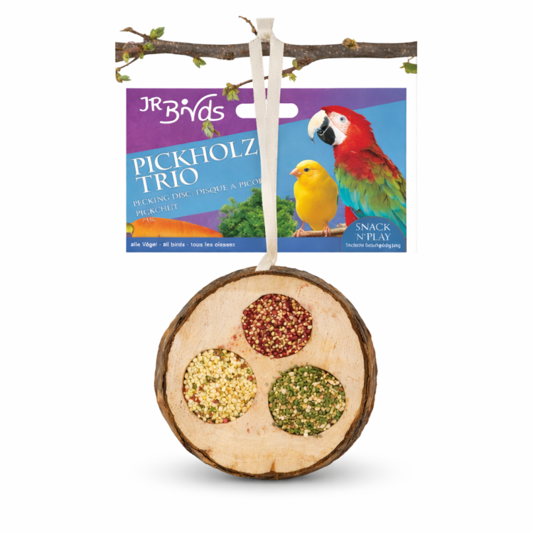 JR FARM – Disc Trio – pochoutky pro zábavu a křupání pro všechny papoušky 70 g od ParrotPlanet.cz