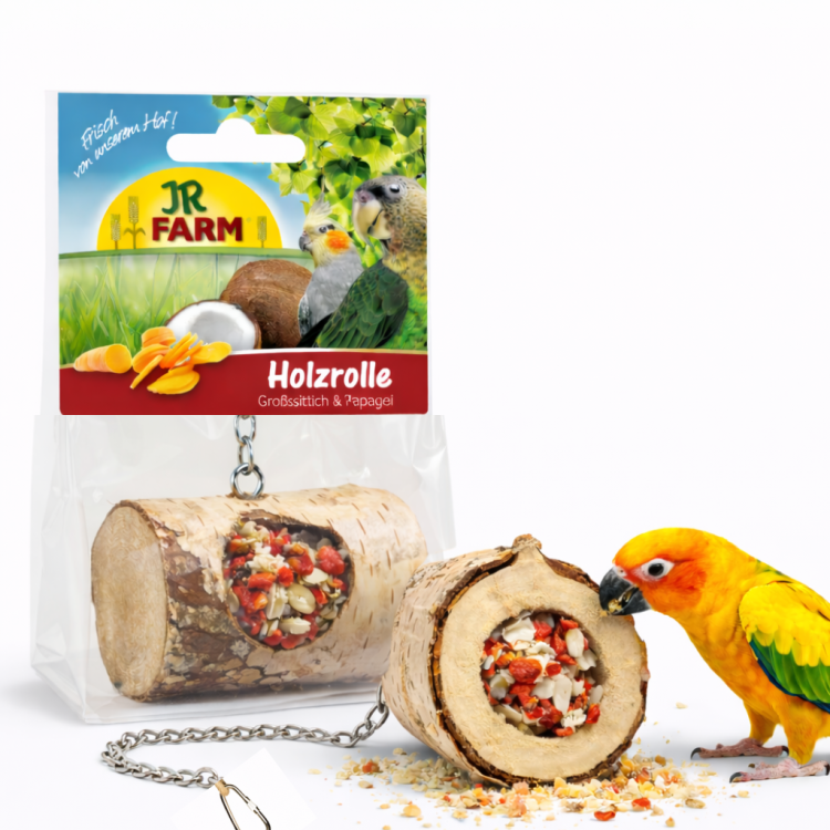 JR FARM Kokosovo-mrkvový Roller pro všechny papoušky 150 g od ParrotPlanet.cz