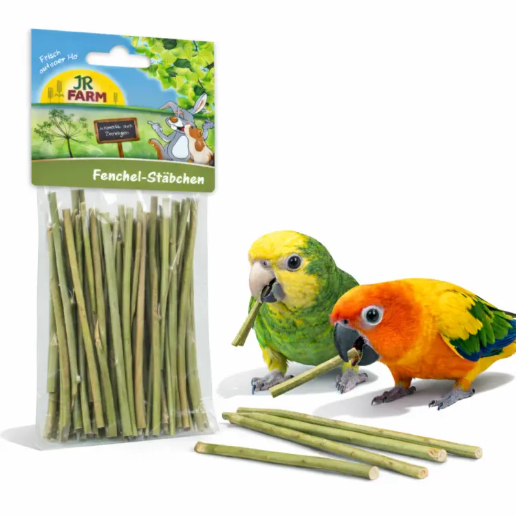 JR FARM křupavé tyčinky z fenyklu pro všechny papoušky 15 g.cz