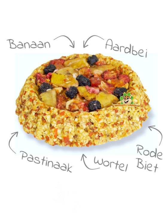 JR FARM Křupavý koláček 80 g | Zeleninovo-ovocná pochoutka pro hlodavce ParrotPlanet.cz