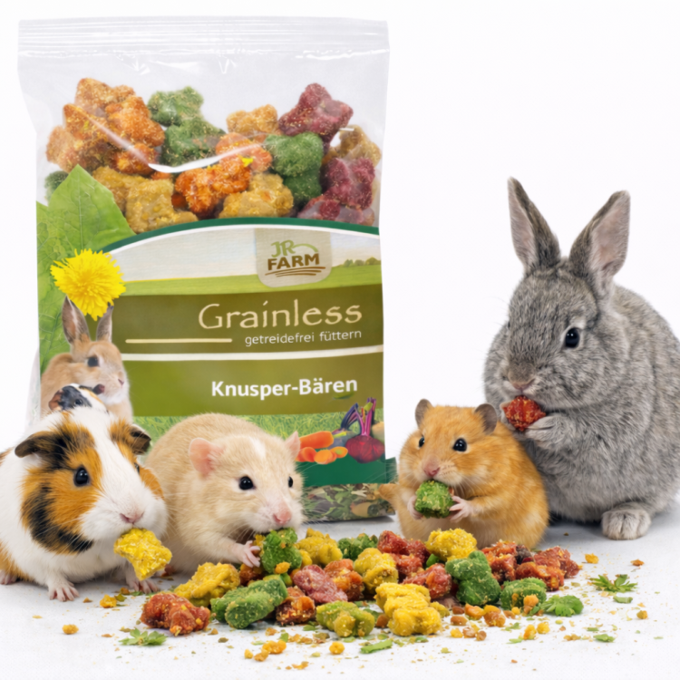 JR FARM Křupaví medvídci 30 g | Zeleninová pochoutka pro hlodavce a králíky ParrotPlanet.cz