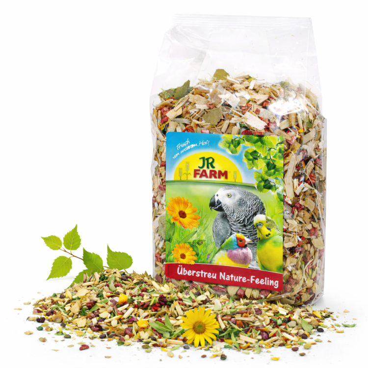 JR FARM Přírodní podestýlka s bylinami a květy 500 g podklad pro hlodavce a králíky od ParrotPlanet.cz