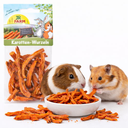 JR FARM Sušená mrkev – přírodní kořen pro králíky a hlodavce od ParrotPlanet.cz