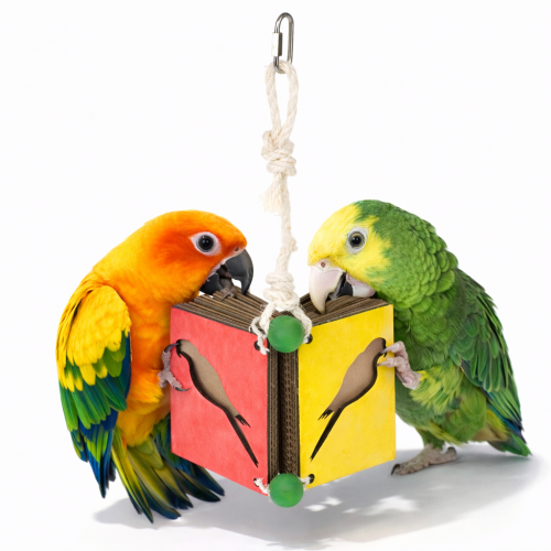 Hračka na krmení Hanging Book – ideální pro střední a velké papoušky od ParrotPlanet.cz
