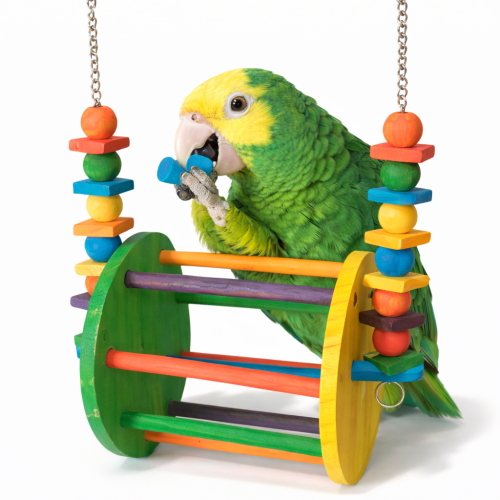 Ďábelské Kolo L – Houpací hračka pro papoušky od ParrotPlanet od ParrotPlanet.cz