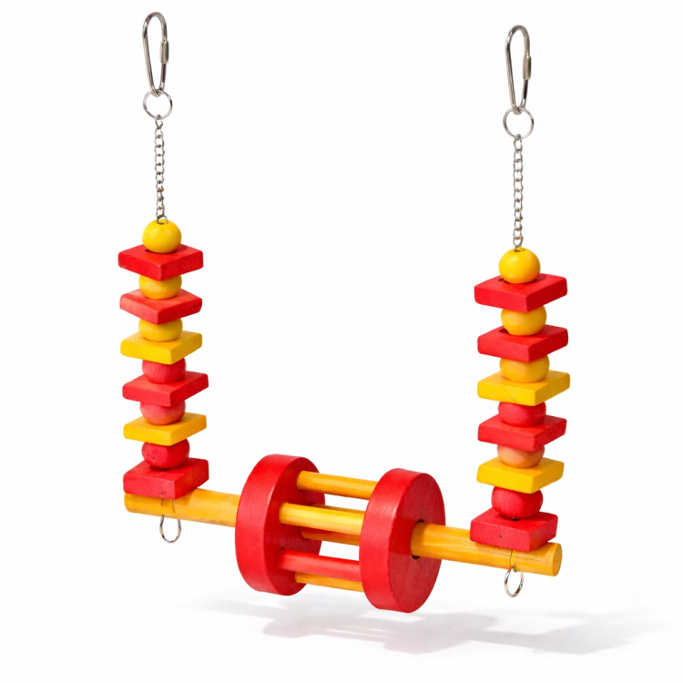 Huśtawka dla Papug Diabelski Młyn M - dla małych i średnich papug od ParrotPlanet.pl