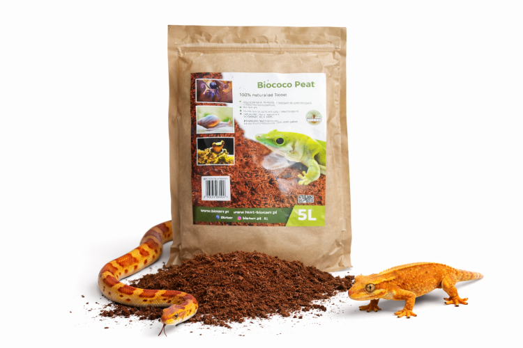 Biococo Peat – prémiová kokosová rašelina 5 l | přírodní substrát pro terári od ParrotPlanet.cz