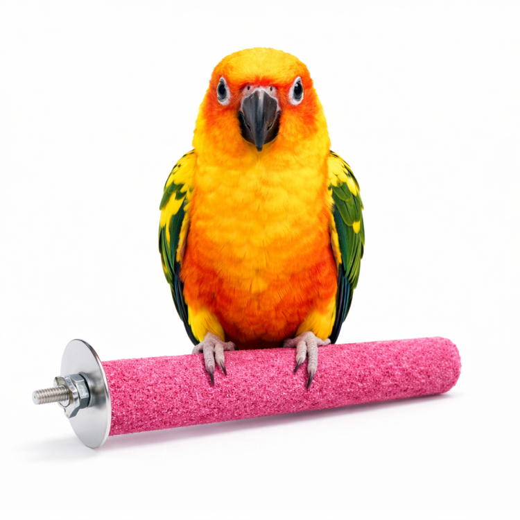 Żerdź pumeksowa dla papug 15 cm | Żerdź z naturalnego pumeksu do ścierania pazurów i dzioba od ParrotPlanet.pl