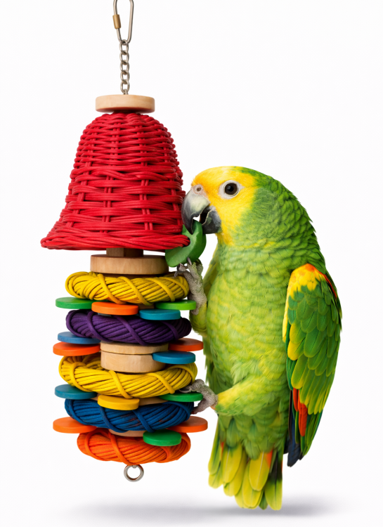 Nádherný zvonek | hračka pro všechny papoušky  od ParrotPlanet.cz