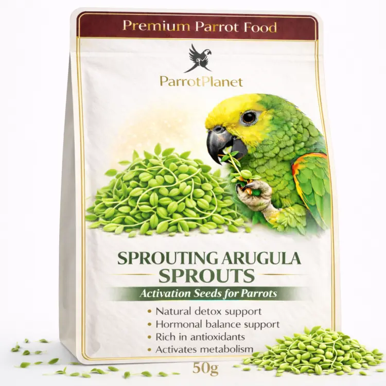 Premium Parrot Food | Rukola | Nasiona na Kiełki | dla Papug 50g od ParrotPlanet.pl