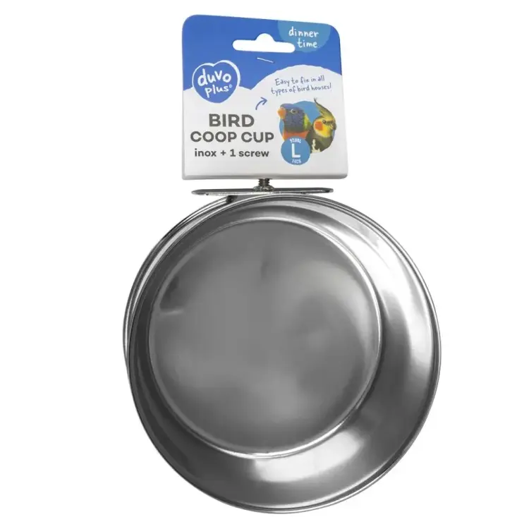 DUVO+ miska przykręcana do klatki dla papug 15 cm 890 ml od ParrotPlanet.pl