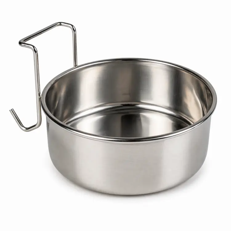 DUVO+ závěsná miska pro papoušky L 890 ml | 15 cm | Velká a stabilní miska do klece ParrotPlanet.cz