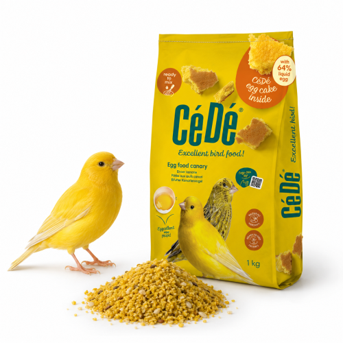 CéDé Egg Food Canary 1 kg – vaječné krmivo pro kanárky ParrotPlanet.cz