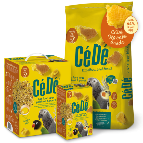 CéDé Egg Food Large Parakeet & Parrot 10 kg | Vaječné krmivo pro střední a velké papoušky ParrotPlanet.cz