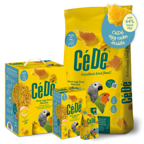 CéDé EGG FOOD MOIST ALLROUND 1 kg Vlhké vaječné krmivo pro okrasné ptáky   od ParrotPlanet.cz