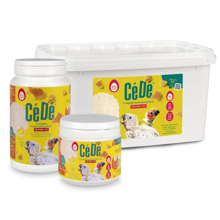 CéDé Hand Rearing Food Protein+ P21 F9 800 g | Krmivo pro ruční dokrmování velkých papoušků  od ParrotPlanet.cz