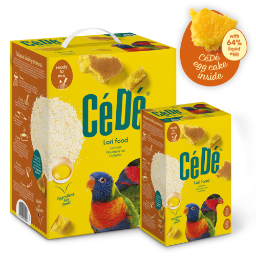 CéDé Lori Food 1 kg | Kompletní krmivo pro lorie, loričky a závěsné papoušky ParrotPlanet.cz