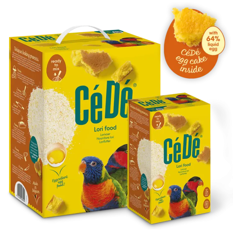 CéDé Lori Food 1 kg | Kompletní krmivo pro lorie, loričky a závěsné papoušky ParrotPlanet.cz