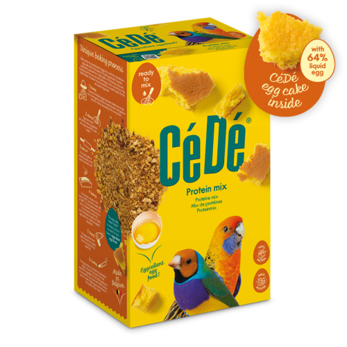 CéDé Protein Mix 1 kg | Vysokoproteinový doplněk ke krmivu pro ptáky a papoušky ParrotPlanet.cz