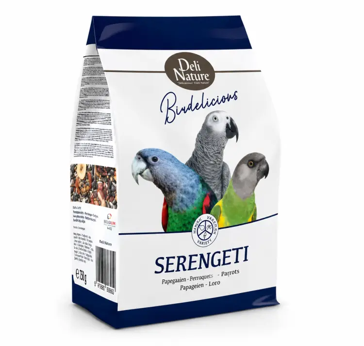 Deli Nature BirDelicious Serengeti 750 g | Směs pro velké africké papoušky parrotplanet.cz
