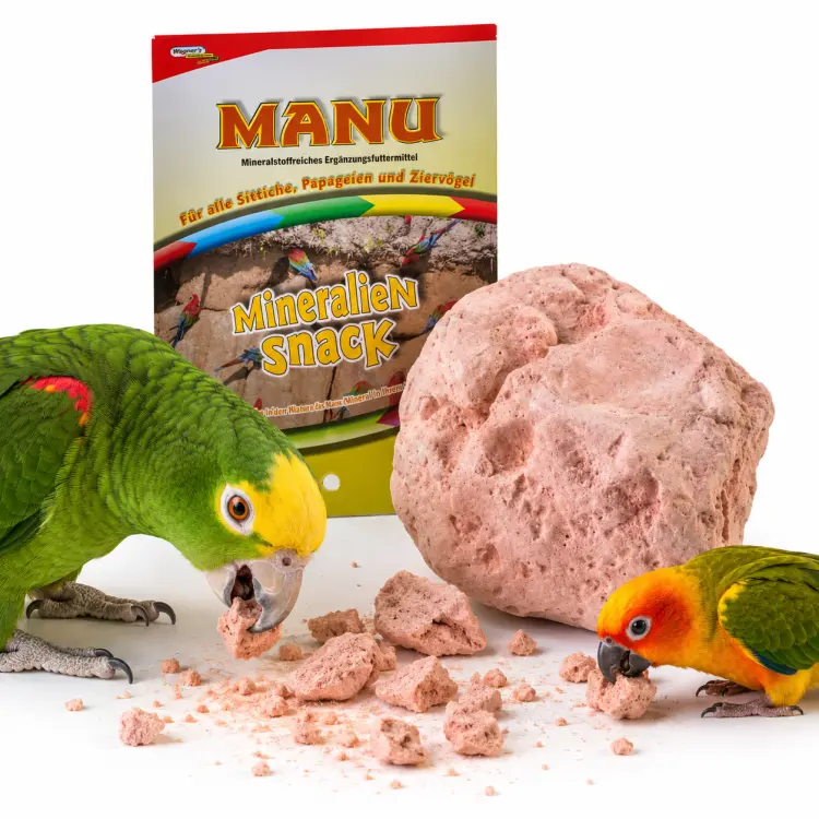 Minerál „Manu“ – minerální doplněk pro všechny papoušky, 45 g ParrotPlanet.cz