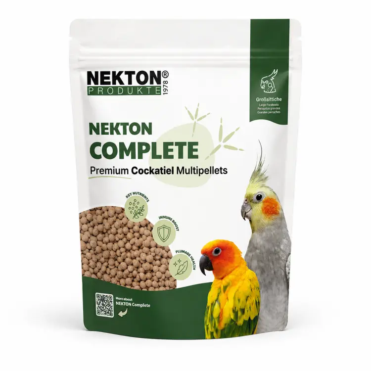 NEKTON Complete Cockatiel Multi-Pellets 900 g – kompletní každodenní granule pro korely ParrotPlanet.cz